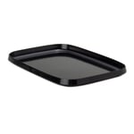 Tray Made of Melamine Resin Small Black