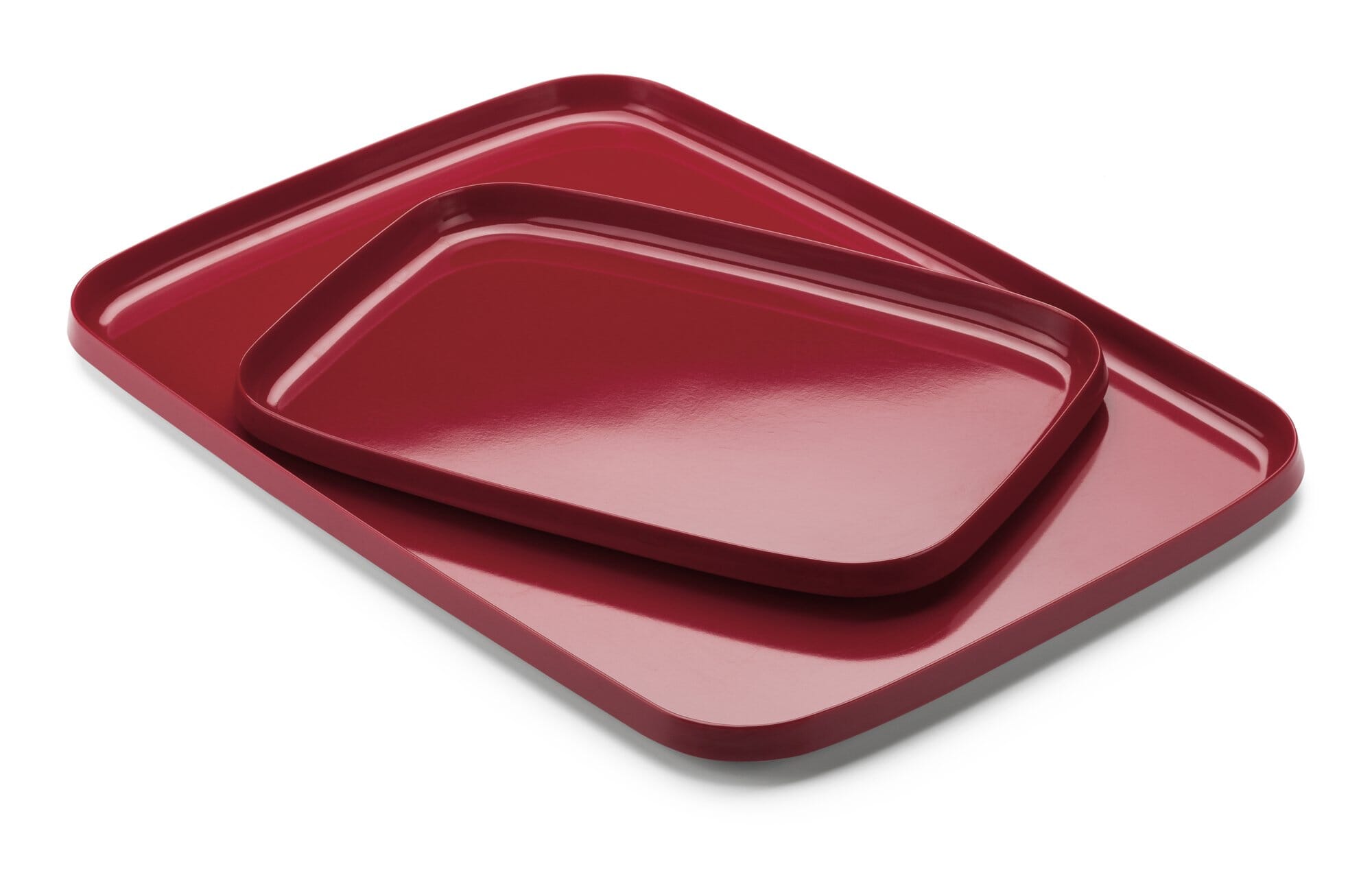 Tray Made Of Melamine Resin Large Red Manufactum