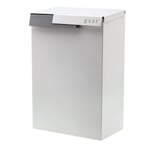 Letterbox Cato Traffic White RAL 9016 / White Aluminium RAL 9006