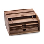 Walnut Rolltop Letter and Document Storage