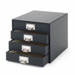 Storage cabinet DIN A4 Black
