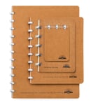 Atoma notesbog A4 blank Brown