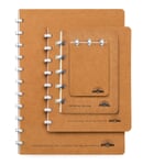 Cahier de notes Atoma A4 vierge Marron