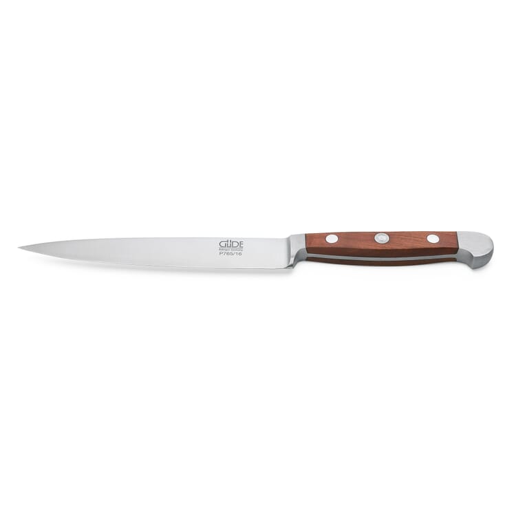 Güde preparation knife, Plum tree wood