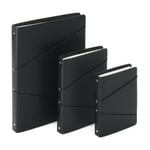 Cuaderno de cuero y tela de libro A6