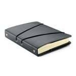 Cuaderno de cuero y tela de libro A5