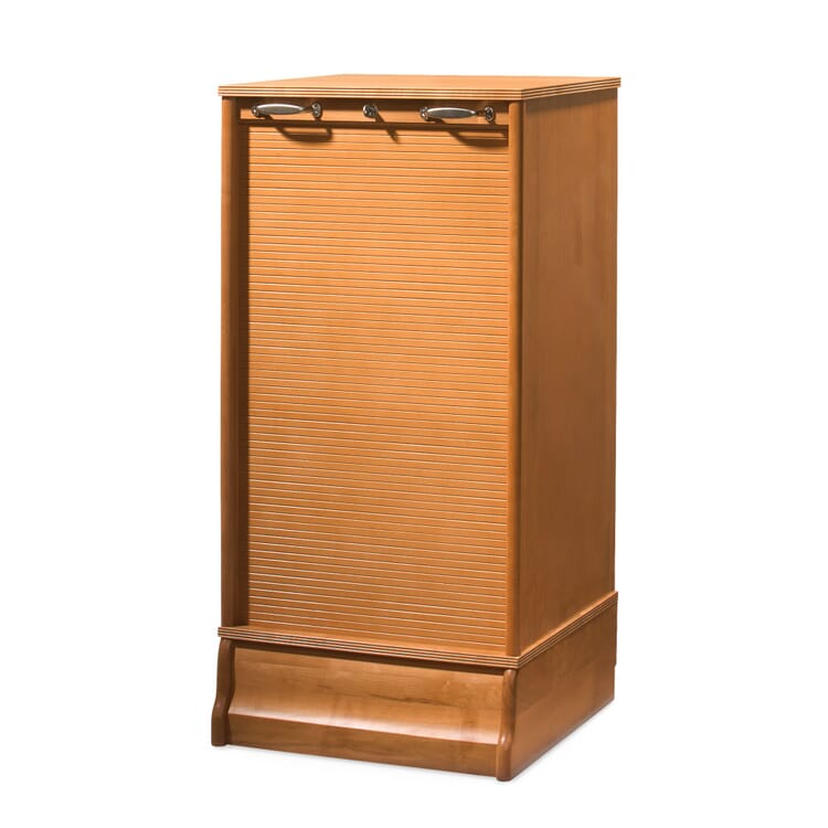 Roller shutter cabinet narrow 50 half-height with 2 shelves