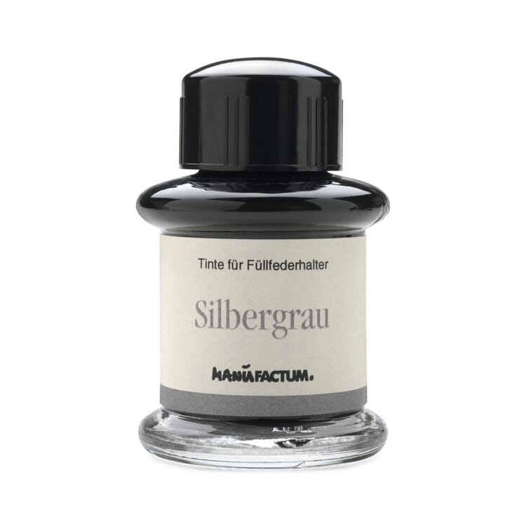 Writing Ink by Manufactum, Silver Grey
