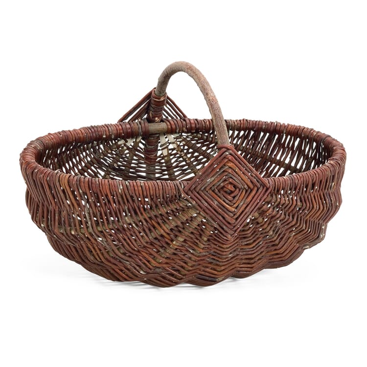 Cesta con asa de mimbre, Pequeño