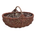 Wicker Basket with Handle Small