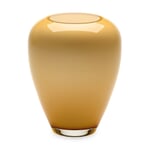 Vaso in resina cristallo giallo miele