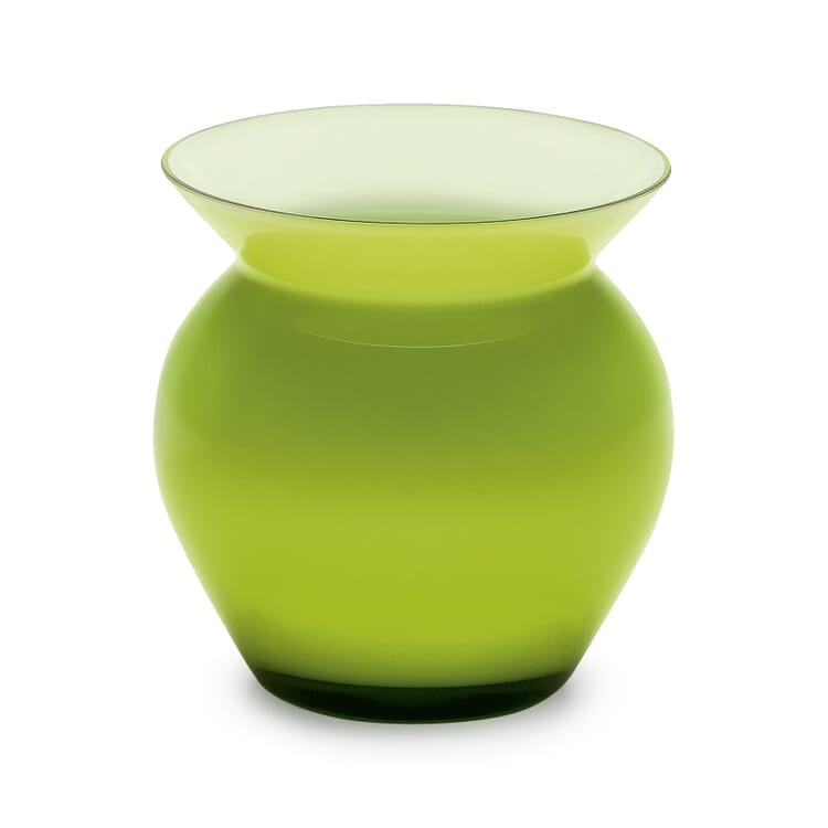 Vase résine cristal vert