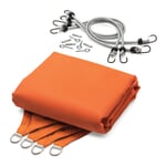 Tenda da sole Faktor Quadrato Arancione