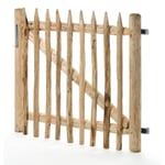 Gate for the Picket Fence Made of Chestnut Wood