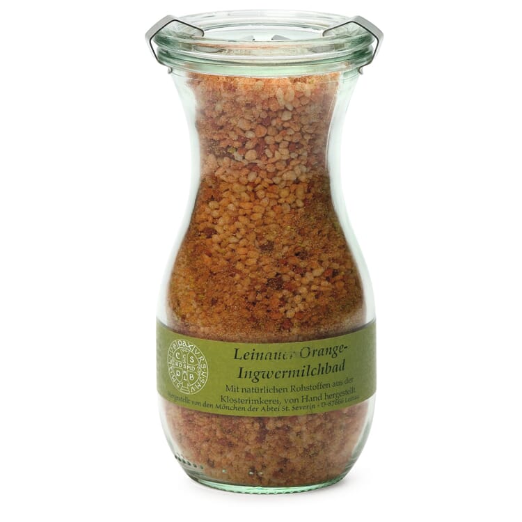 Sels de bain Leinauer, Bain de lait à l'orange et au gingembre