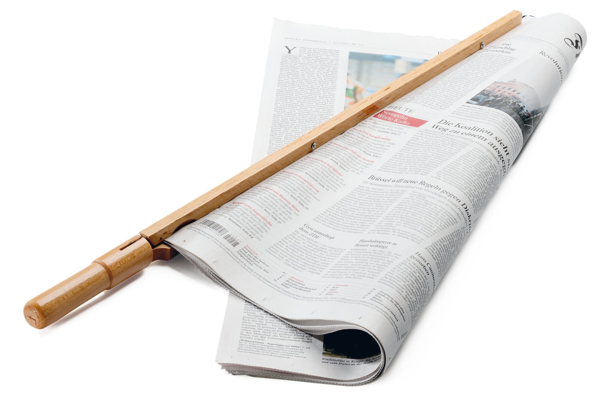 新聞受け箱 ニュースペーパーホルダー マガジンポスト スチール ドイツ Newspaper holder beech wood | Manufactum