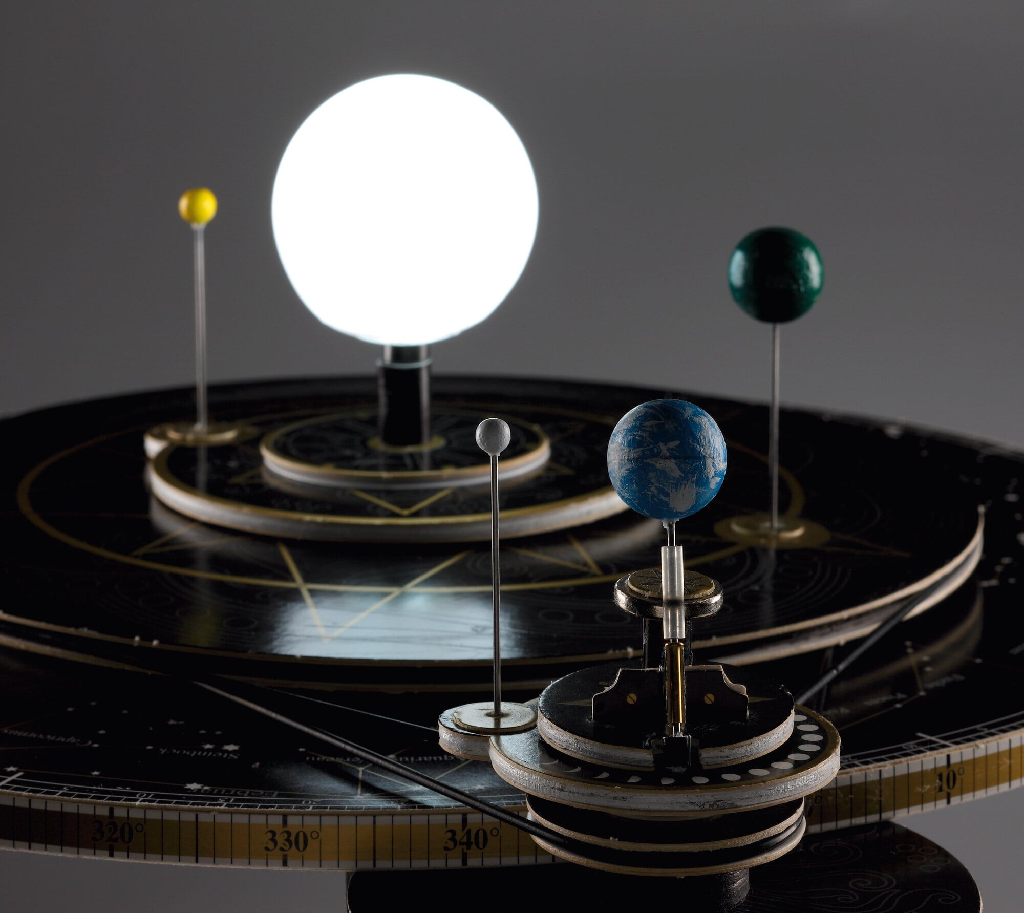 Neu Sonnensystem Planetarium Modell Saturnring Wissenschaft Leuchtfarbe 3D!399 