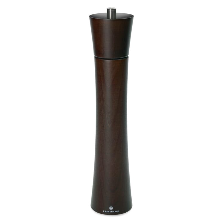 Pepper Grinder Made of Beech Wood with Ceramic Crushing Mill, Large