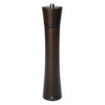 Pepper mill beech wood ceramic grinder Large Brown lacquered