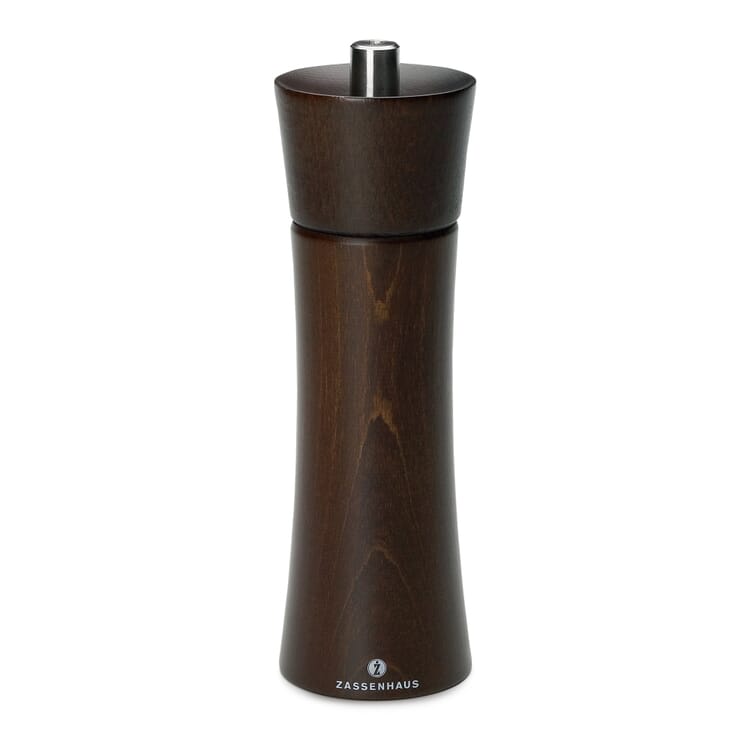 Pepper Grinder Made of Beech Wood with Ceramic Crushing Mill, Small