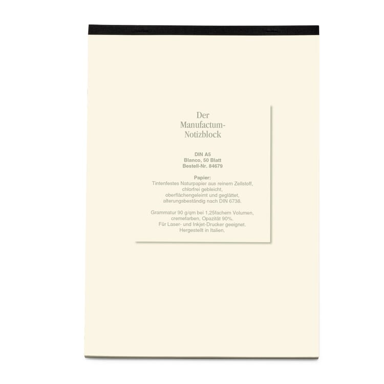 Manufactum notesblok DIN A5