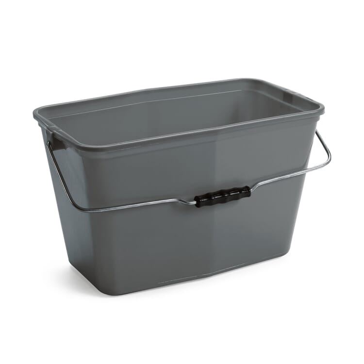 Seau en plastique rectangulaire