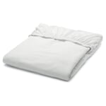 Fitted sheet jersey White 140 × 200 cm