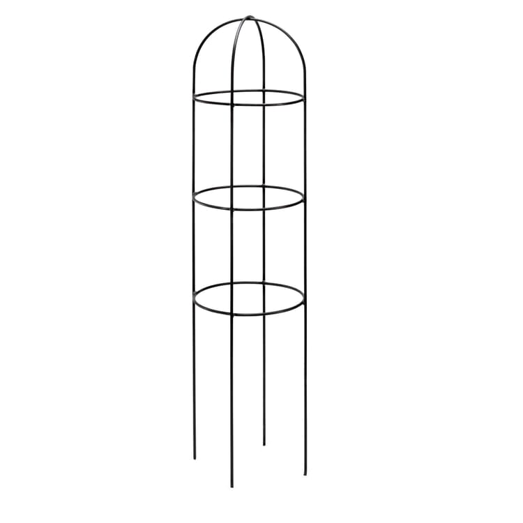 Obélisque en pot acier