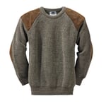 Black Sheep Knitted Pullover Natural Dark Grey Mix