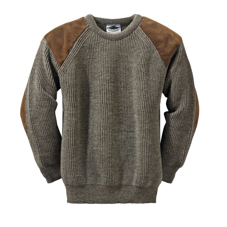 Black Sheep Knitted sweater, Natural Dark Grey Mix
