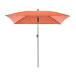 Parasol Doppler en acier inoxydable Terracotta