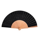 Pear-Wood Fan Black