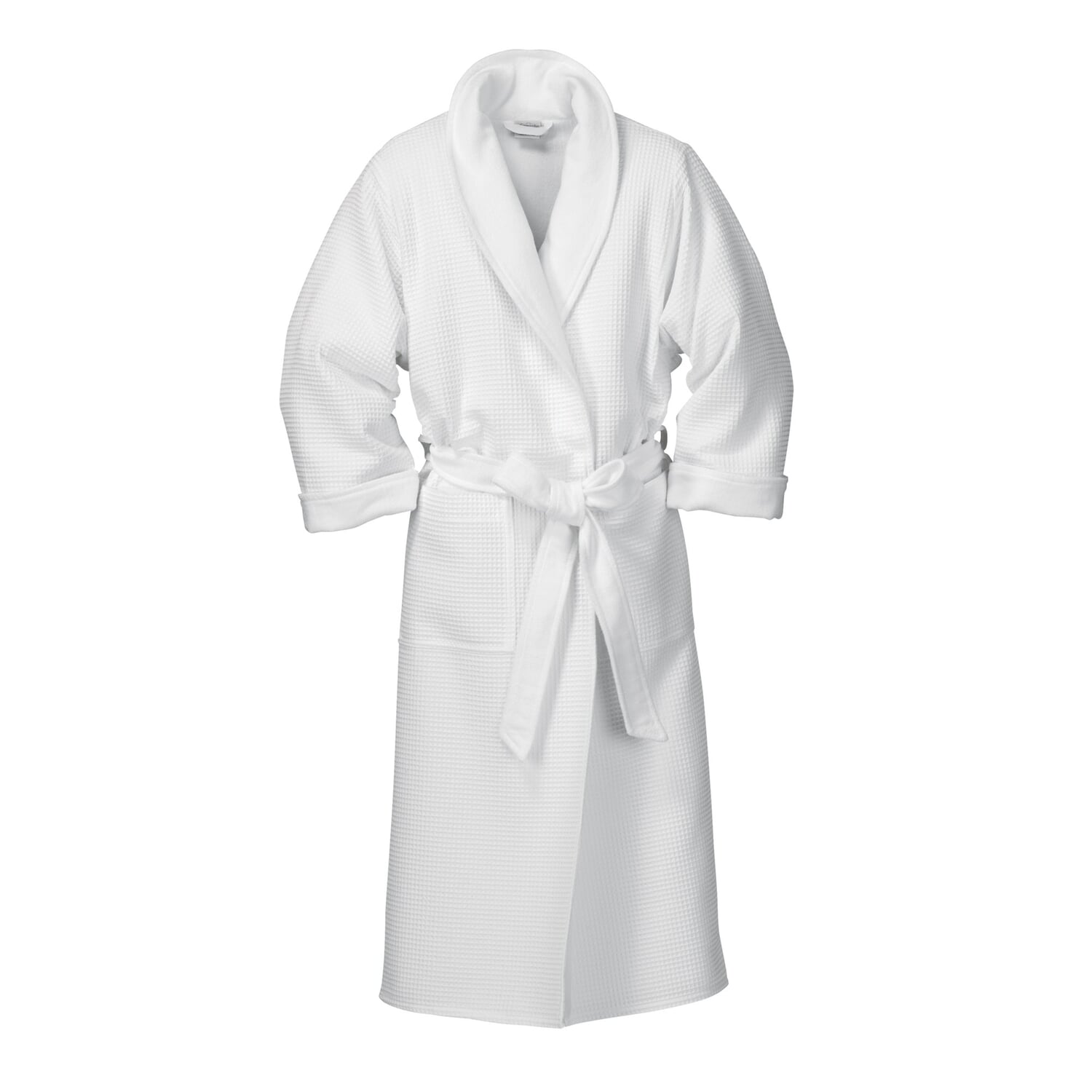 Ladies Honeycomb Piqué and Terry Dressing-gown, White | Manufactum