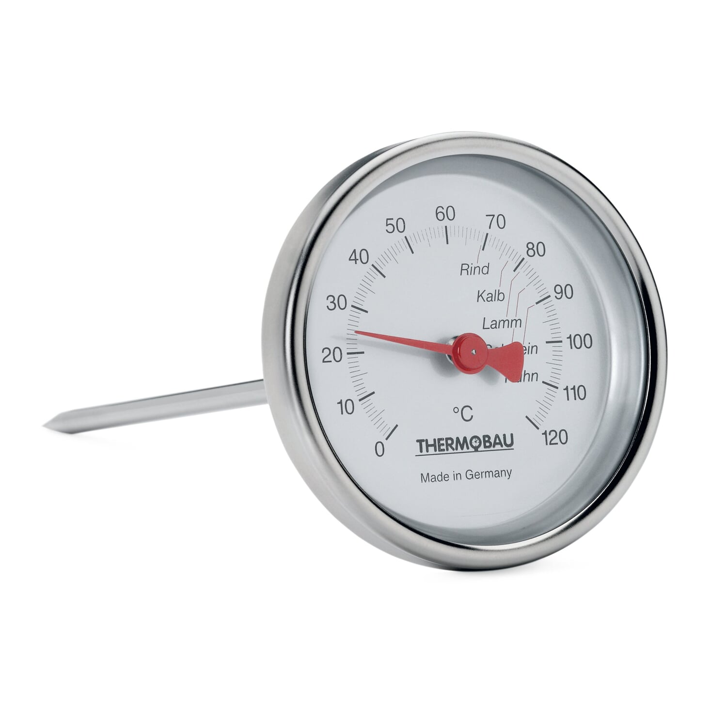 Fackelmann 45148 Roasting Thermometer Stainless Steel, Thermometer 11 CM