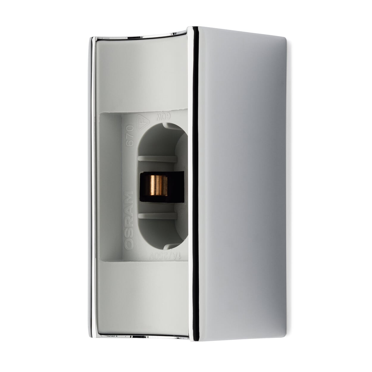 Wall and Mirror Lamp (Holder), ChromePlated Manufactum