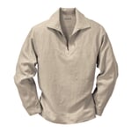 Fisherman shirt linen Natural