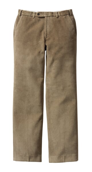 Pantalon en velours côtelé Beige