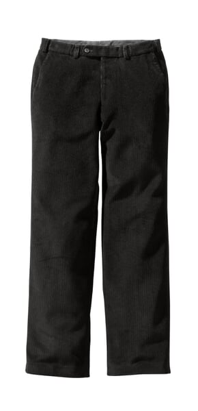 Corduroy pants Black