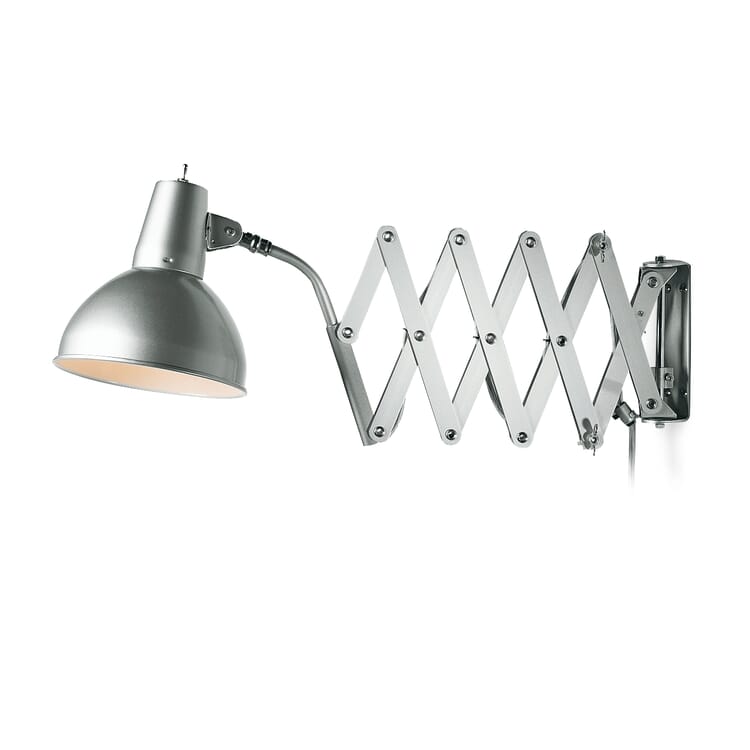 Scissor wall lamp, Silver-Coloured