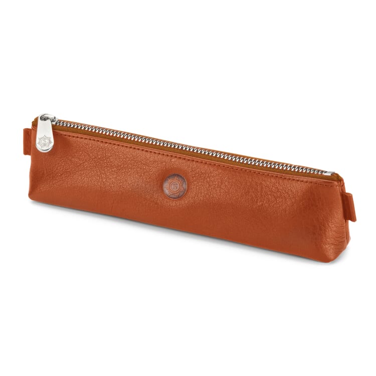 Small Leather Pencil Case by Sonnenleder, Natural
