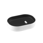 Soap Dish “Lunar” White and Black