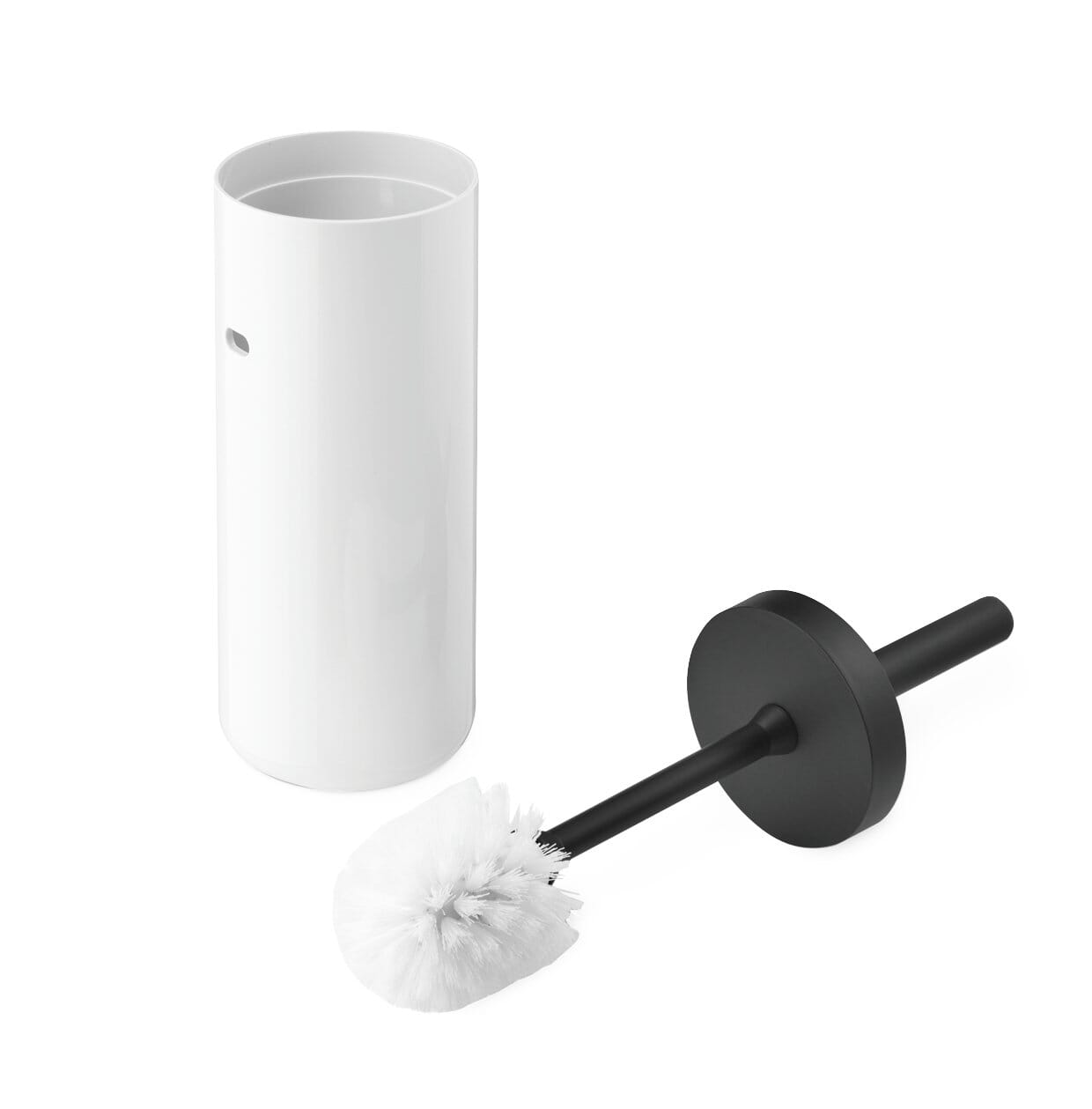 Toilet brush Lunar White Black Manufactum