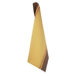 Tea Towel Chequers Yellow and Brown