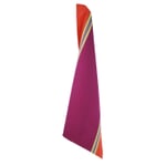 Tea Towel Chequers Orange and Plum