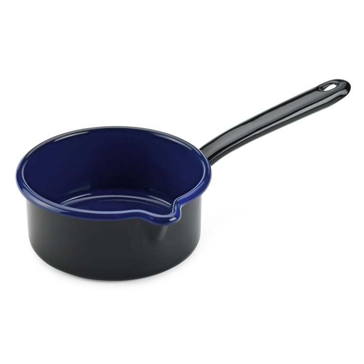 Casseruola con manico smaltata Riess