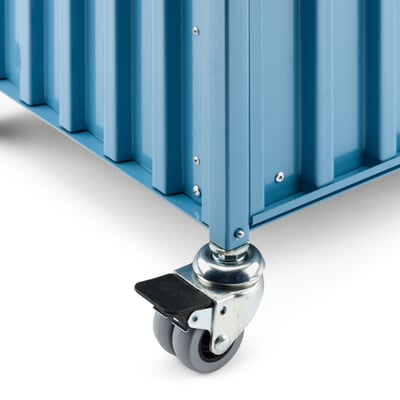 Mentaliteit Panter lever Voeten en wielen om Container DS, Wielen, geremd | Manufactum