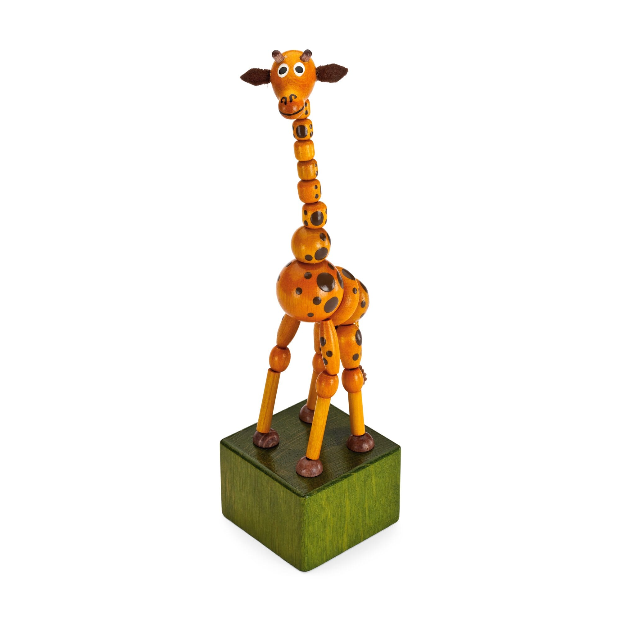 Holzspielzeug Wackelfigur Giraffe Höhe=10cm