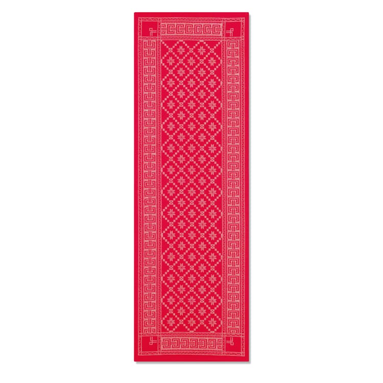 Chemin de table suédois rouge 50 x 150cm