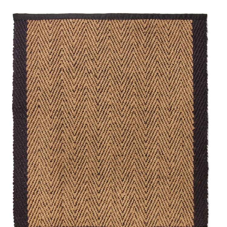 Trotteur coco à chevrons nature-noir