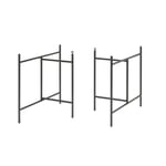 Chevalet pliant 3 RAL9005 Noir foncé